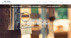 Desktop Screenshot of foxviewapts.com